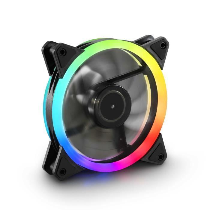 Ventilateur PC - SHARKOON - Shark Blades - 12 cm - PWM - Noir