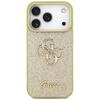 Guess Fixed Glitter Big 4G case for iPhone 17 Pro gold