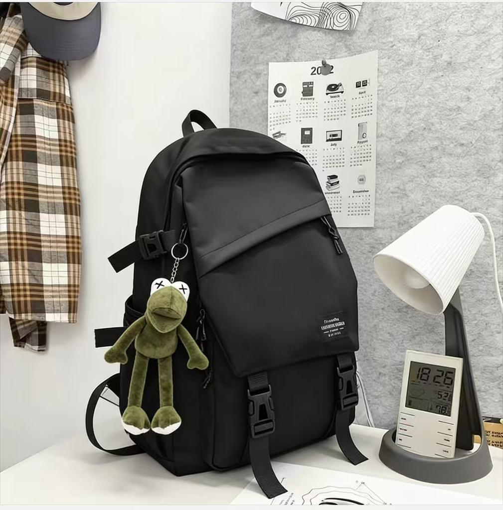 Schoolbag Computer Backpack Men's and Women's Simple Versatile Large Capacity Leisure Travel Backpack Junior High School Student School Bag