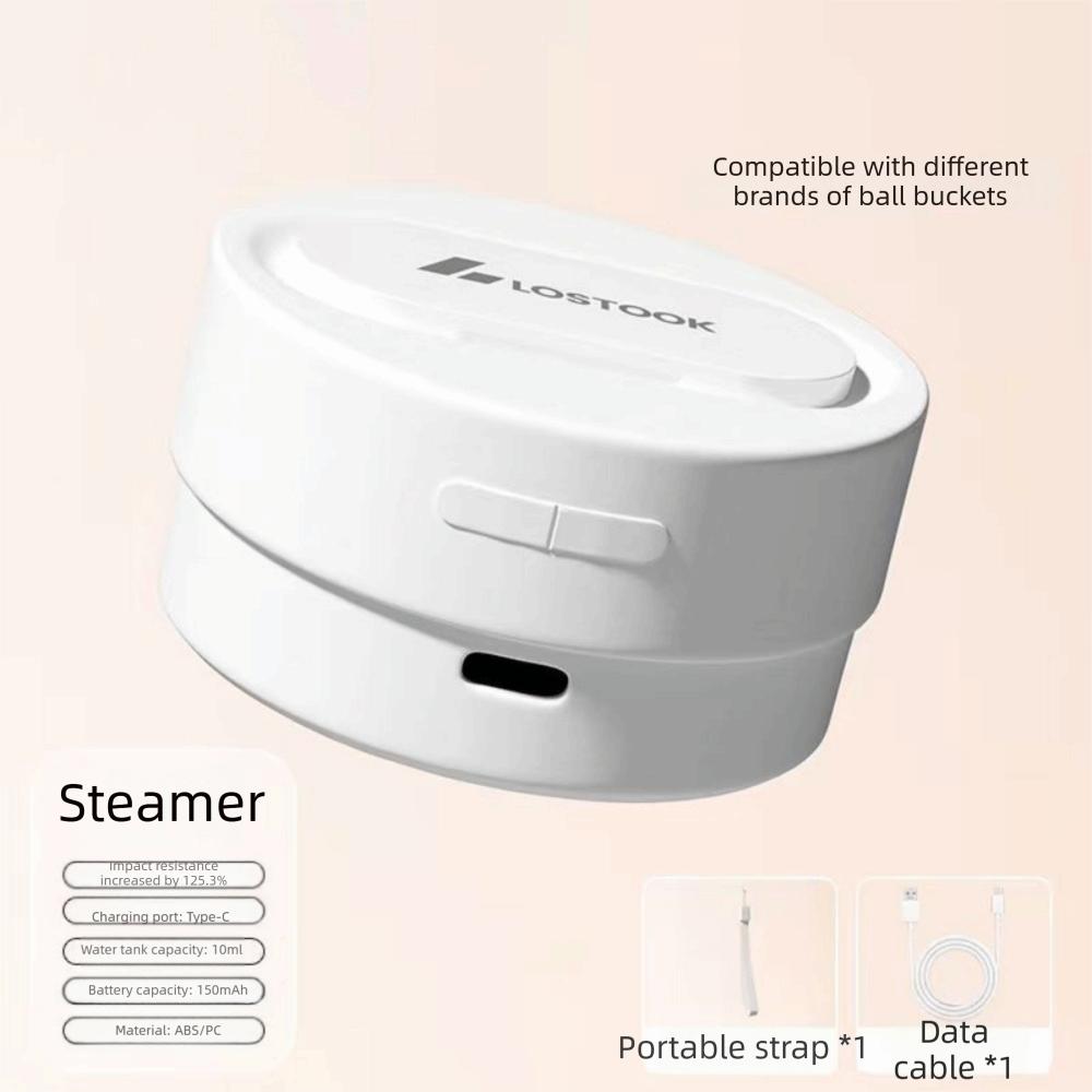 Efficient Shuttlecock Humidifier Steam Air Rechargeable Badminton Ball Steamer Blue White Keeps Moisturizing