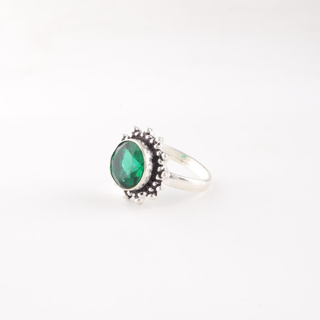 Chrome Diopside Gemstone 925 Sterling Silver Jewelry Handmade Engagement Ring RR-7-1