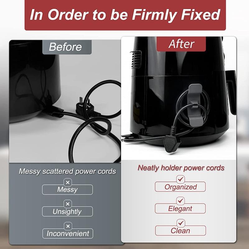 Top Quality Cord Wrapper Cable Holder Clip Clamp Cord Organizer Cables Storage For Kitchen Mixer Blender Coffee Maker Air Fryer