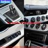 Carbon Fiber Car Accessories Interior Gear Shift Dashboard Window Lifting Switch Cover Stickers Trim For BMW Z4 E89 2009-2015