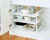 Tenma Fabier Extendable 8103 Under-sink Rack, Wide, White,