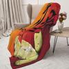 Custom Industrial Metal Rock Band Korns Blanket Soft Fleece Spring Warm Flannel Throw Blankets for Sofa Travel Bedroom Bedspread