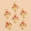 Mushroom Pendant Pendant Korean Version Fashionable Cute Bracelet Earrings DIY Accessories