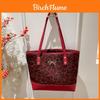 Fashion Leopard Print Tote Bag With Zipper Closure For Daily Commuting And Trendy Streetwear