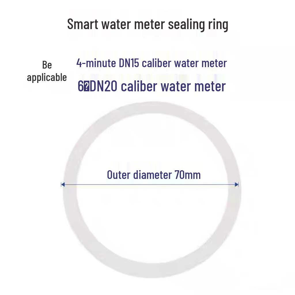 Glass Sealing Gasket for 4/6 Inch Mechanical Water Meter - Washer & Ring Accessories