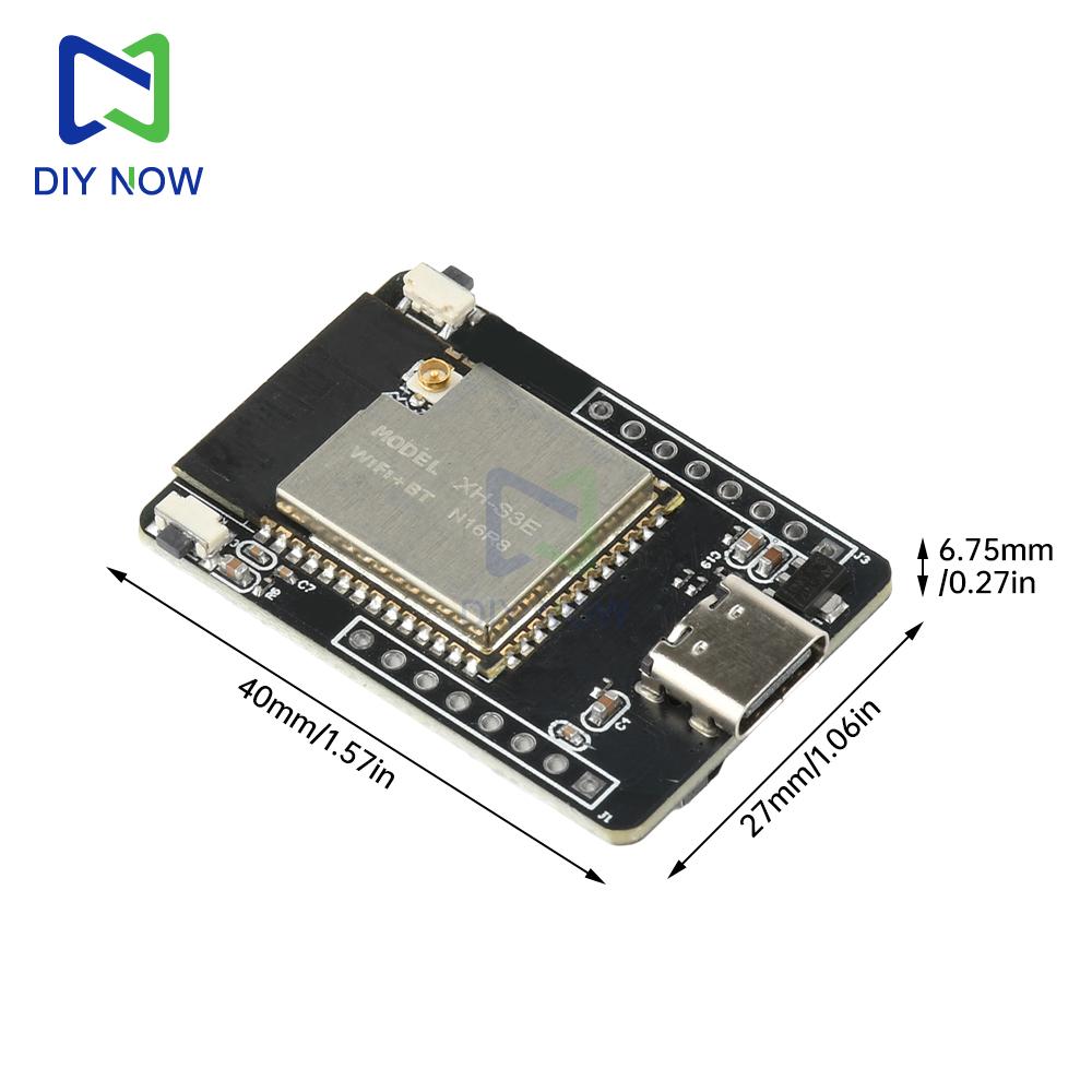 Placa de desarrollo ESP32-S3-CAM WIFI Bluetooth módulo de cámara con cámara OV2640 versión N16R8 chip ESP32-S3 interfaz Tipo C