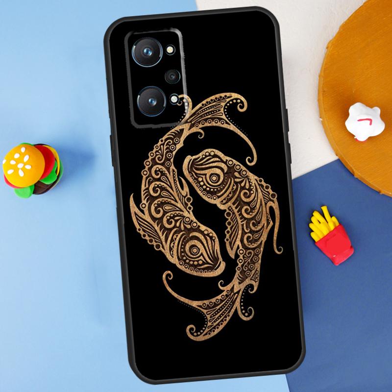 Zodiac Signs For Realme GT7 Pro GT 6T 6 5 C67 C61 C55 C53 C51 C21Y C25S C75 10 11 12 13 14 Pro Plus Case