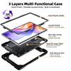 Redmi Pad Pro 12.1 Inch Protective Case With 360 Rotating Stand Shockproof Silicone PC Hybrid Cover Handheld Use