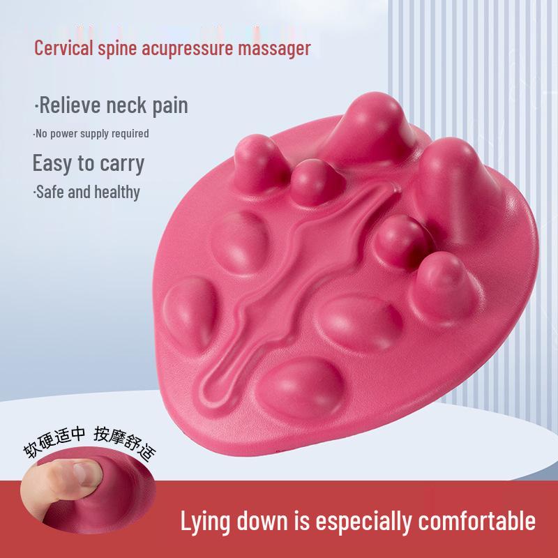 Ergonomic Massage Mat & Pillow for Cervical Traction and Lumbar Support