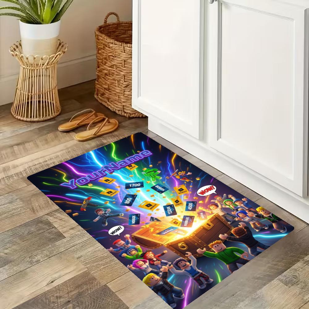 Roblox Customize Your Name Kitchen Rug Runner Rug Laundry Mat Hallway Entryway The Best Gift Choice