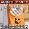 Kalimba Cat 17 Keys Kalimba Cat Wooden Thumb Piano Thumb Piano Finger Piano [Cicogna] (Blue)