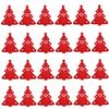 24pcs Christmas Tree Cutlery,Felt Fork Spoon Bag Set Holder Table Decoration,for Christmas New Year Party Dinner Table Supplies