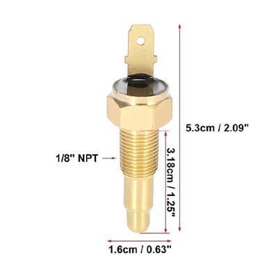 For ATV Quad Motorcycle Radiator Coolant Fan Thermostat Switch Water Temp Sensor