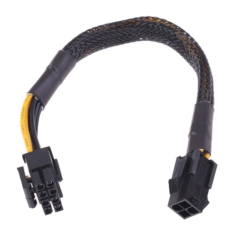 1Pc 20Cm 4Pin To 8Pin Cpu Power Converter Cable Lead Adapter Office Supplies