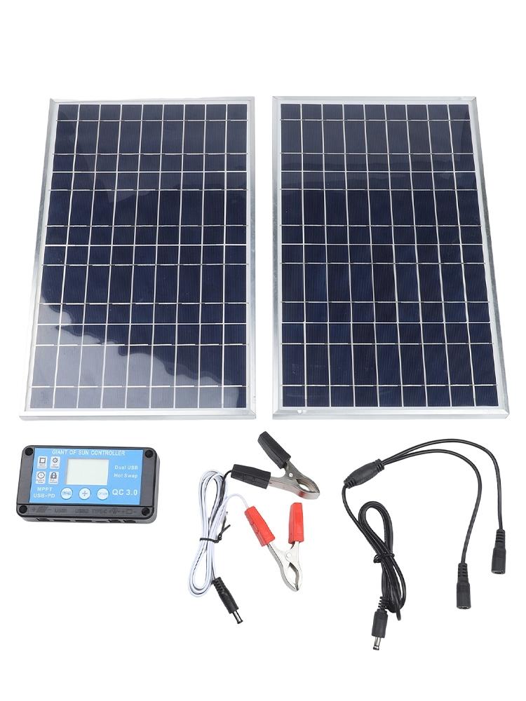 200W 12V Solar Panel Battery Trickle Charger Charger for RV Car Boat Use