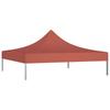 Party Tent Roof 2x2 M Terracotta Red 270 G M²