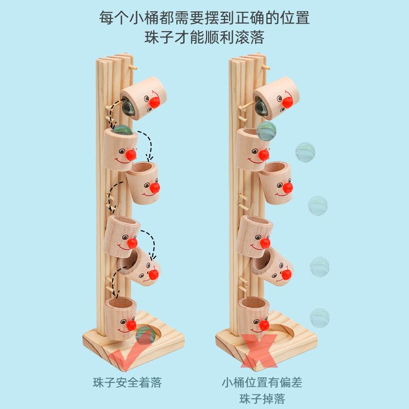 Children's Puzzle Clown Ball Table Children's Fun Marbles Toys Parent-child Interactive Game Toys