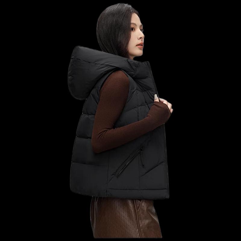 SNOWFLYING 2024 Women's Lightweight Short Duck Down Vest