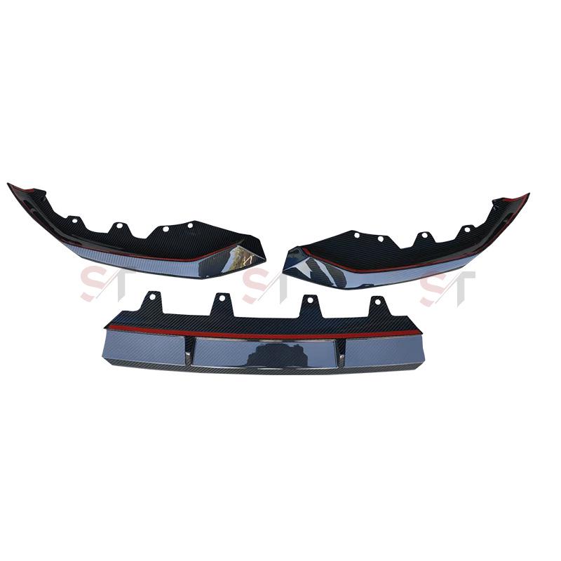 Carbon Fiber Front Lip Splitter for BMW 5 Series G30/G38 (Late Model) - MP Style Chin Diffuser Body Kit.