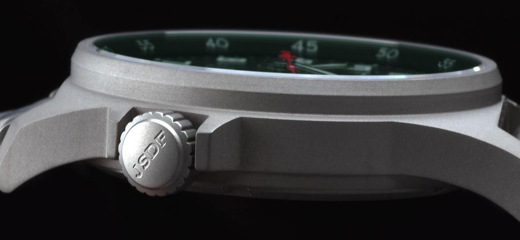 Kentex JSDF Titanium Solar Watch Silver S815M-04 Men's