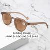 Fashionable Grey Prescription Sunglasses for Seniors - Lightweight Reading Glasses with UV Protection Gafas Eyeglasses