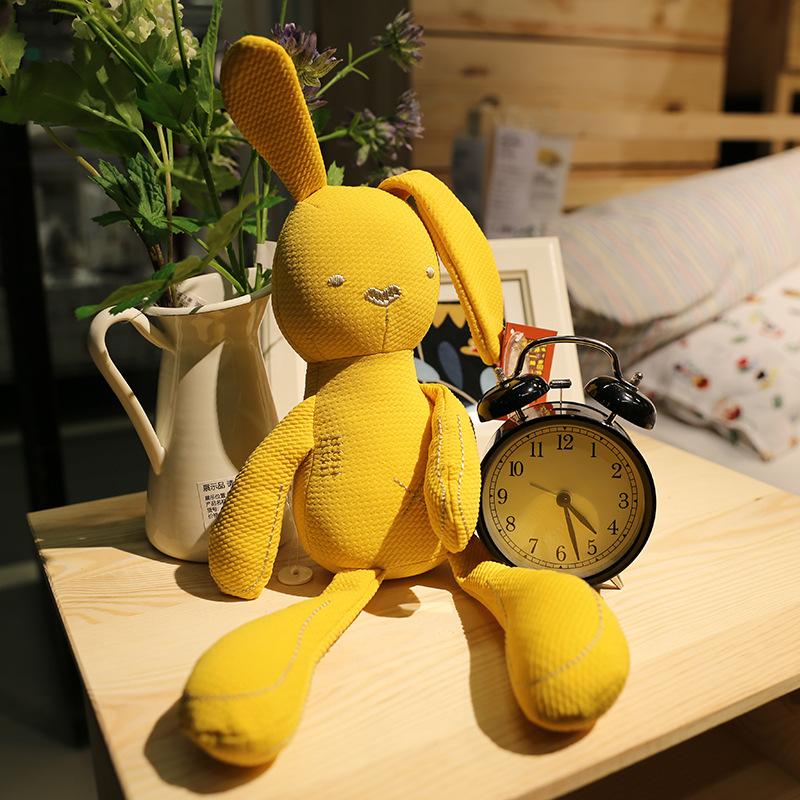 Baby kawaii Bunny Plush Rabbit Dolls Soft Newborn Sleeping Plush Toy Baby Appease Toy Rabbit Easter Gift Stuffed Toys For Girls