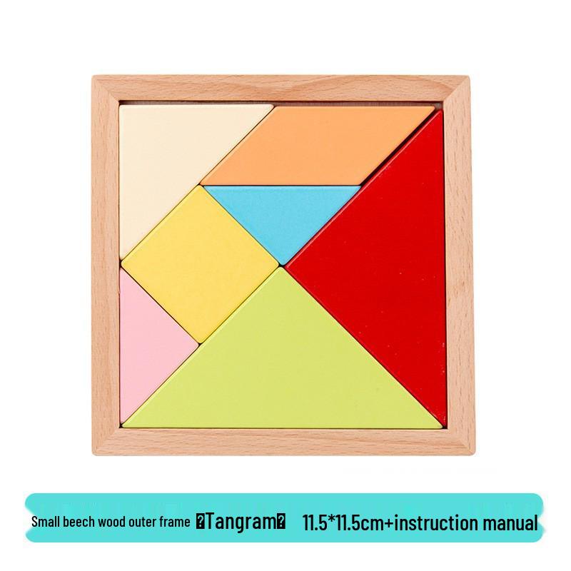 Puzzle Tangram transfrontalier pentru educația timpurie și dezvoltarea inteligenței copiilor mici