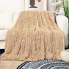 Decorative Extra Soft Fuzzy Faux Throw Blanket Reversible Long Hair Shaggy,Fluffy Cozy Plush Comfy Microfiber Fleece Blankets for Couch Sofa Bedroom