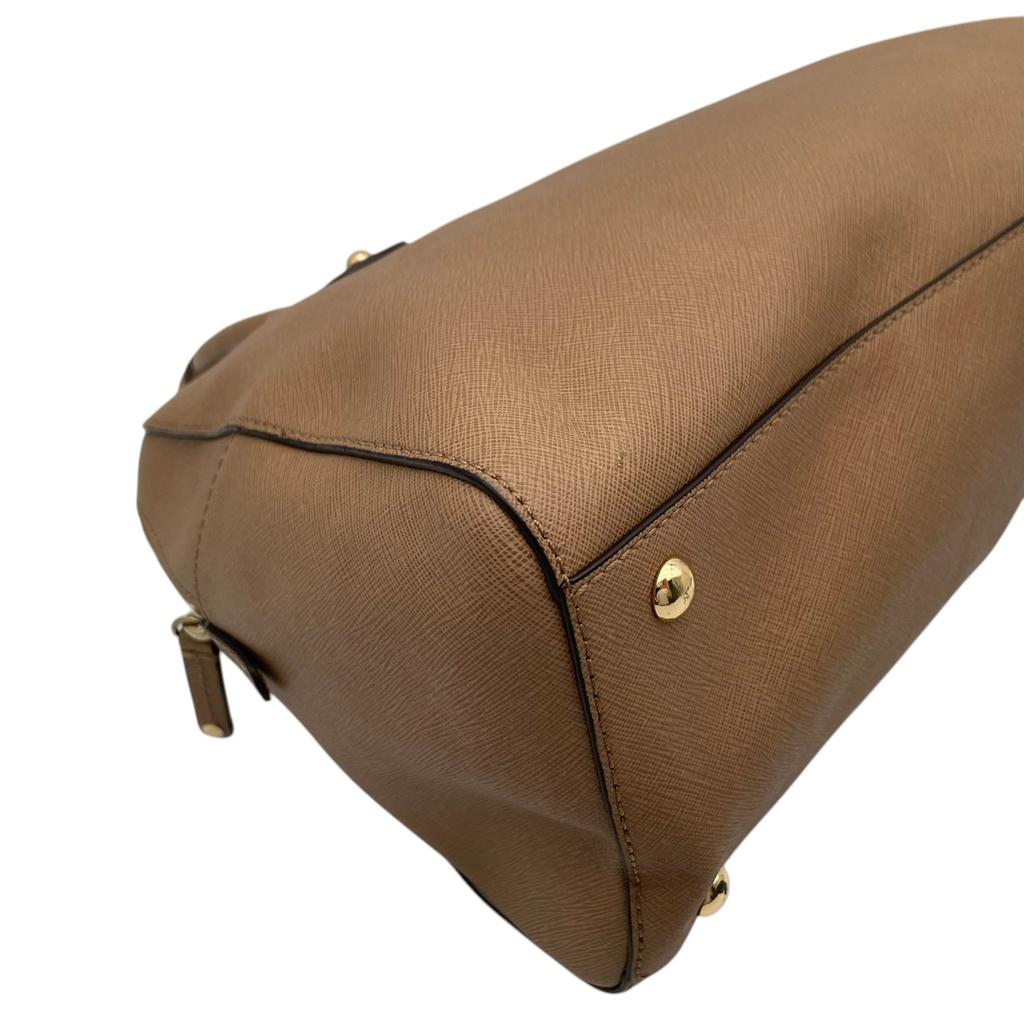 Used Michael Kors 2-Way Handbag/Shoulder BagHandbag beige leather Women