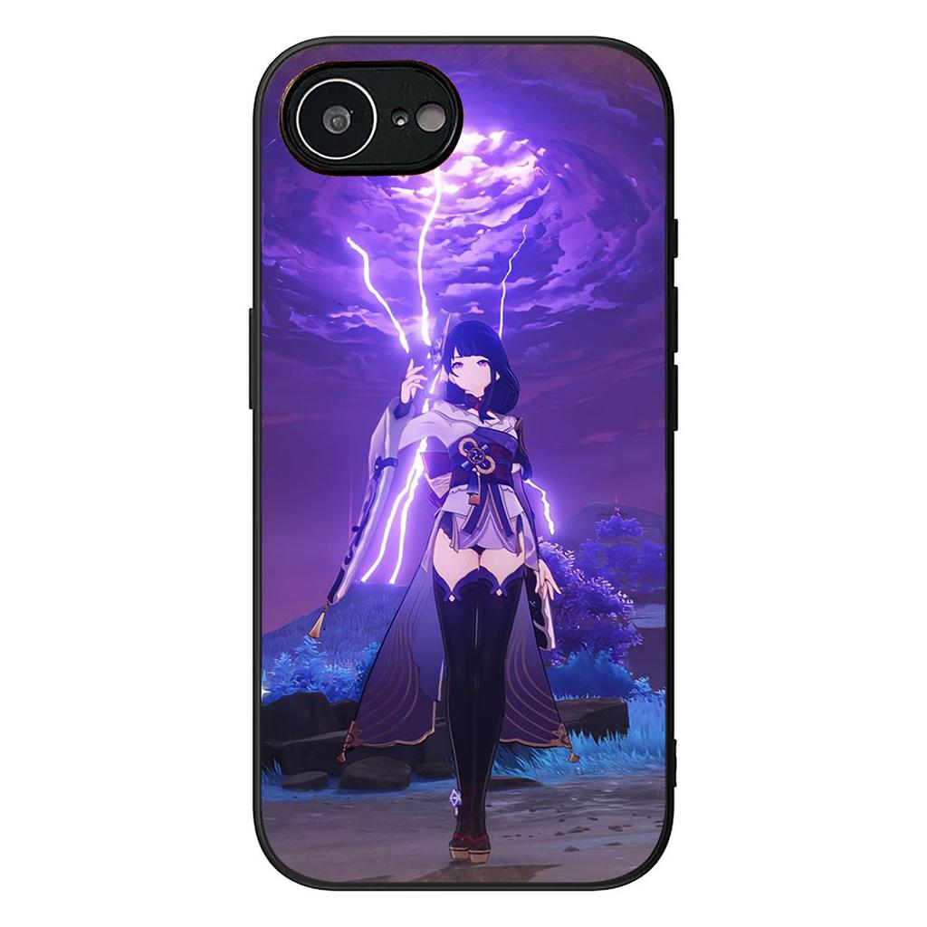 Genshins Raiden Shogun Impacts Protective Cover for Xiaomi Poco C85 C65 C75 X7 X6 M6 M8 F7 F8 Ultra F6 Pro Phone Case