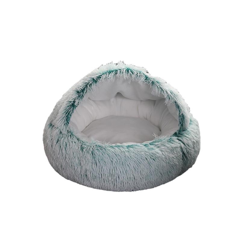 Plush Pet Bed Shell Cozy And Warm Pet Nest For Cats And Dogs