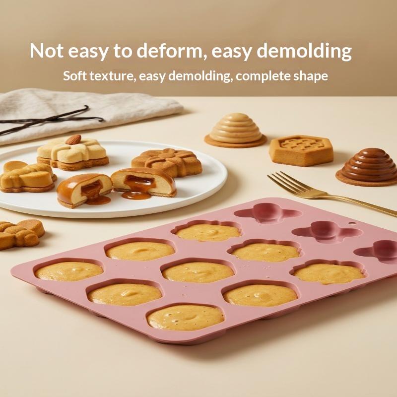 Food Grade Silicone Baking Mold Non Stick Surface Cute Shapes Perfect For Home Baking Mousse Cake Jelly
