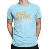 Men Bass Players Dances Graphic T Shirts Music Guitar Pure Cotton Tops Casual Crew Neck Tee Shirt for Men Printed T-Shirt