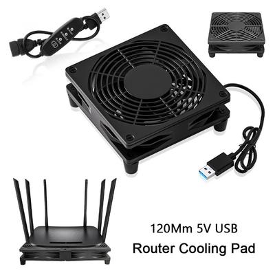 1 ks 3 rychlosti Nastavitelný chladicí ventilátor pro router Základna pro odvod tepla modemu WiFi modem TV box