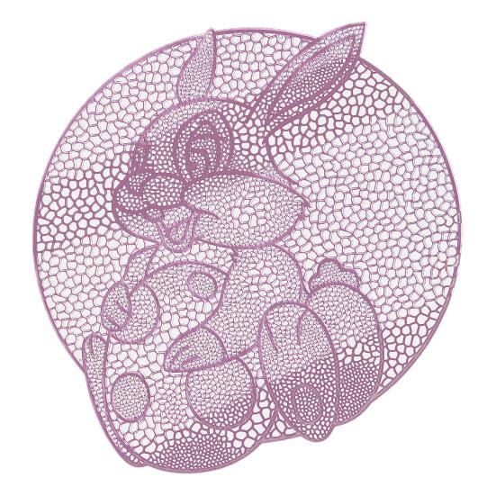 Prostírání Tepelná izolace PVC Podložka pod nádobí Králičí styl Podložka pod jídelní talíř Dutá