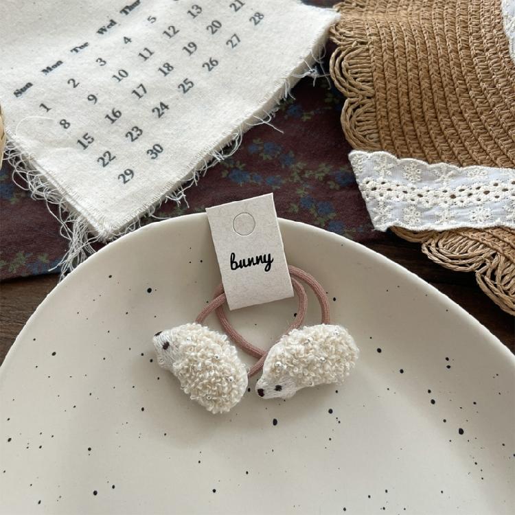 Lovely Animal Theme Hair Accessories Set For Girls Hairpins Handmade Fabric Barrettes