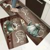 1PC Forest Kitchen Rugs Non-Slip Home Door Mats Pop design Bathroom Rugs Bath Mat Carpet for Home Sink Laundry Decor