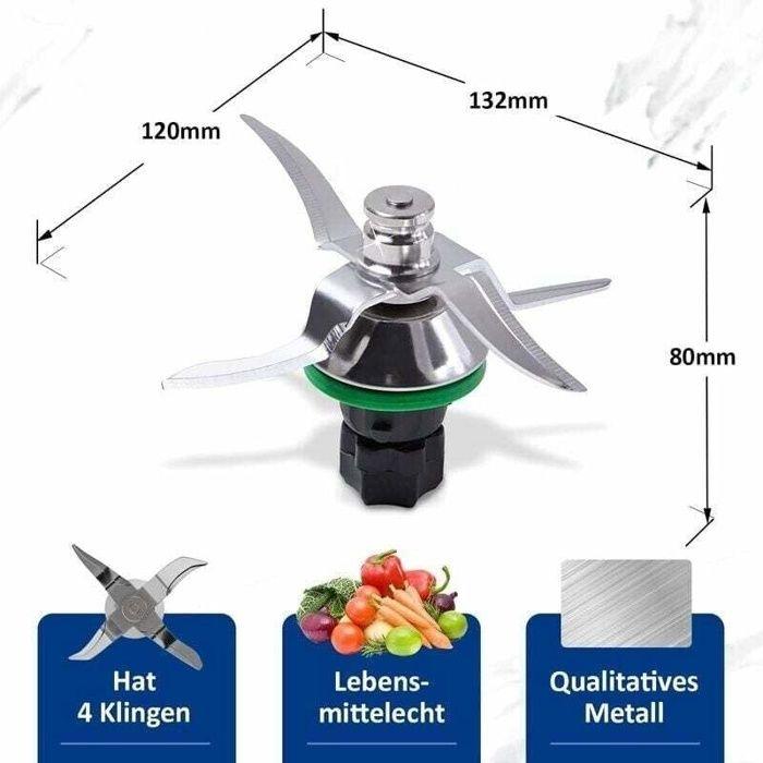 Lame pour robot - AIMOONSA - TM5 - Acier inoxydable - Compatible Thermomix Vorwerk TM5 - 170 g