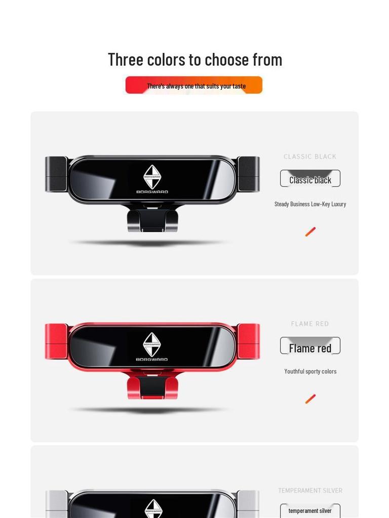 Borgward BX5/BX7/BX3 Car Mount & Air Vent Dashboard Holder Accessories