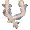 Elegant Bridal Arm Sleeve Sheer Long Fingerless Gloves Wedding Arm Sleeve for Women Wedding Prom Dancing Parties