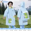 Kinder-Regenmantel für Jungen und Mädchen, Speziell für Grundschüler, Neues Modell 2025, Wasserdicht mit Rucksackfach, Regenponcho für Jungen