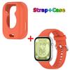 Silicone Watch Strap + Protective Case For Huawei Watch Fit 3 Watchband Bracelet Band Correa Screen Protector Cover Shell