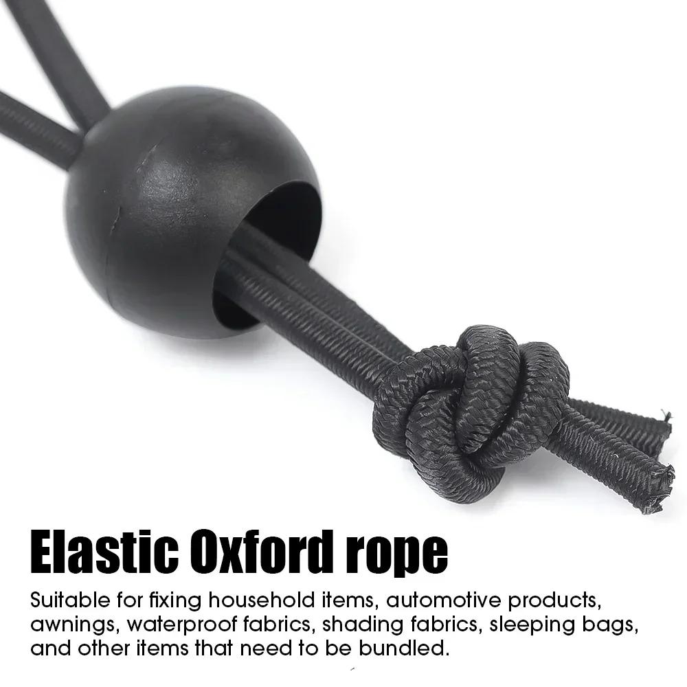 5/30Pcs Outdoor Elastic Ball Rope Bungee Cords Portable Tent Fixing Tarpaulin Awning Canopy Heavy Duty Tarp Tie Down for Shelter Cargo