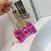 Golden Evening Bag Purses and Handbags Luxury Designer shoulder bags funny shape Party Wedding Round Acrylic Shiny Clutch purse