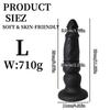 Anal Dildo & Butt Plug for Men Women - Unisex Silicone Anal Dilator for Stretching, Prostate Massager, G-Spot Toy, BDSM Adult Toy