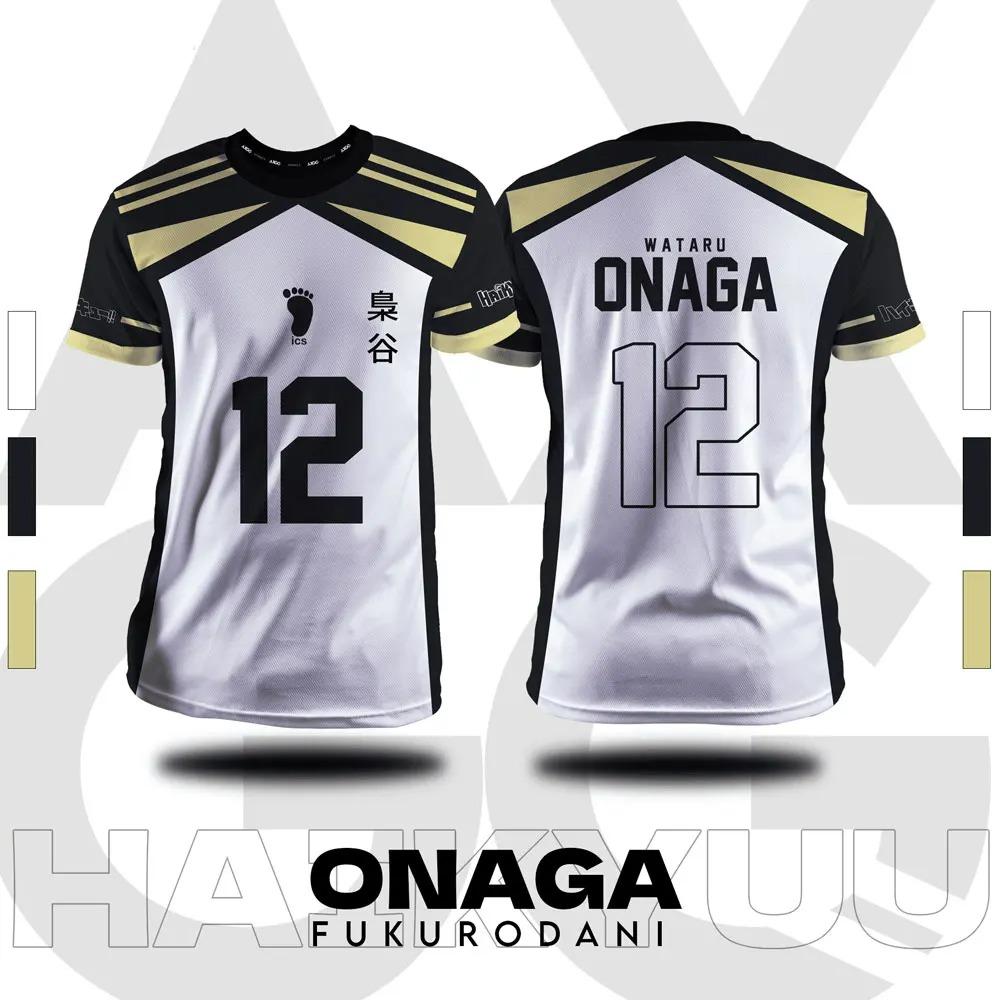 Haikyuu Fukurodani Cartoon Anime Cosplay Men Jersey Summer Short Sleeve Children Unisex Tee Top 2024 New Fashion Women T-shirt