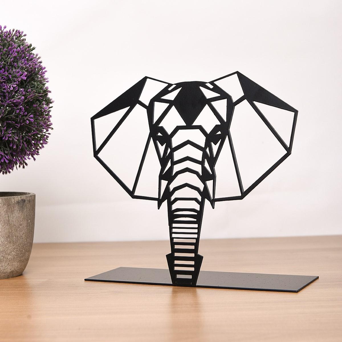 

Muyika Metal Tabletop Figurine Elephant 21x21cm Bbl-m